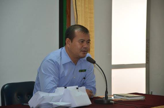 ឯ.ឩ. កៅ ថាច បានបេីកកិច្ចប្រជំុជាមួយនិយោជិតទាំងអស់ នៃធនាគារអភិវឌ្ឍន៍ជនបទ