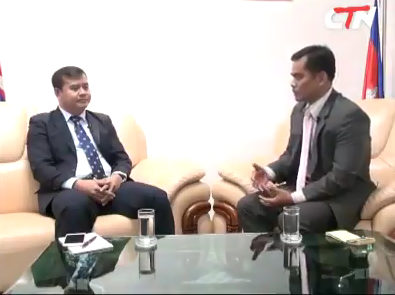 កិច្ចសម្ភាសន៍ ឯកឧត្តម កៅ ថាច ជាមួយទូរទស្សន៍ CNC ស្តីអំពីប្រតិបត្តិការរបស់ ធអជ