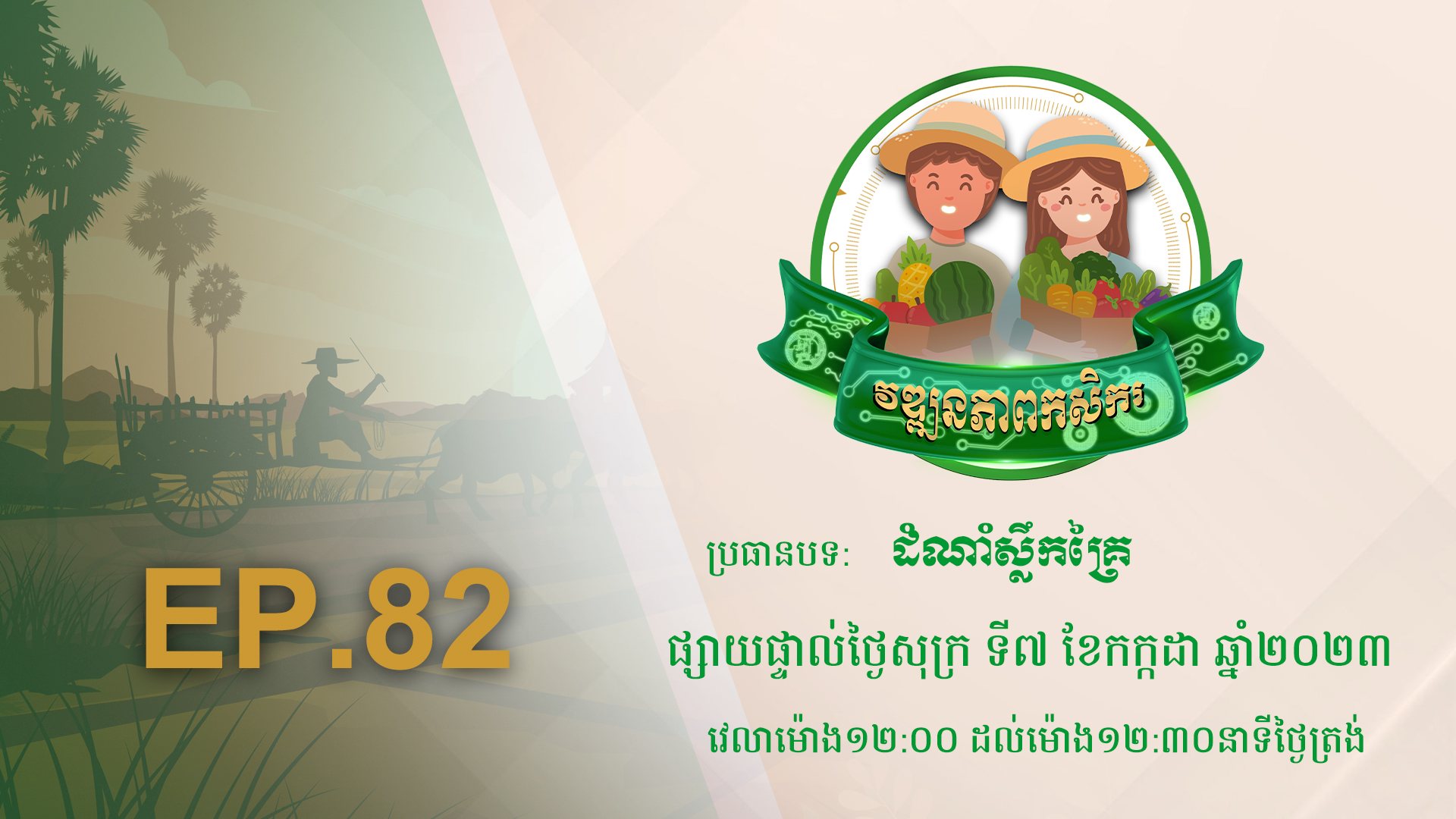 កម្មវិធី វឌ្ឍនភាពកសិករ EP.82