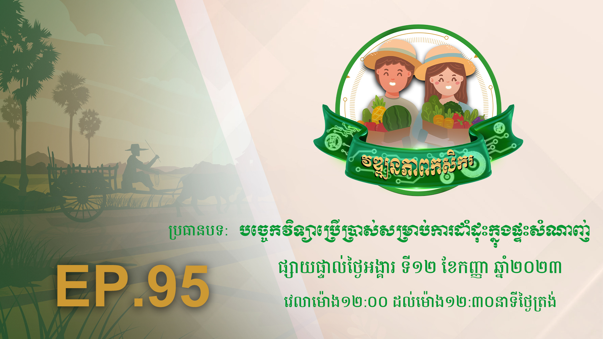 កម្មវិធី វឌ្ឍនភាពកសិករ EP.95