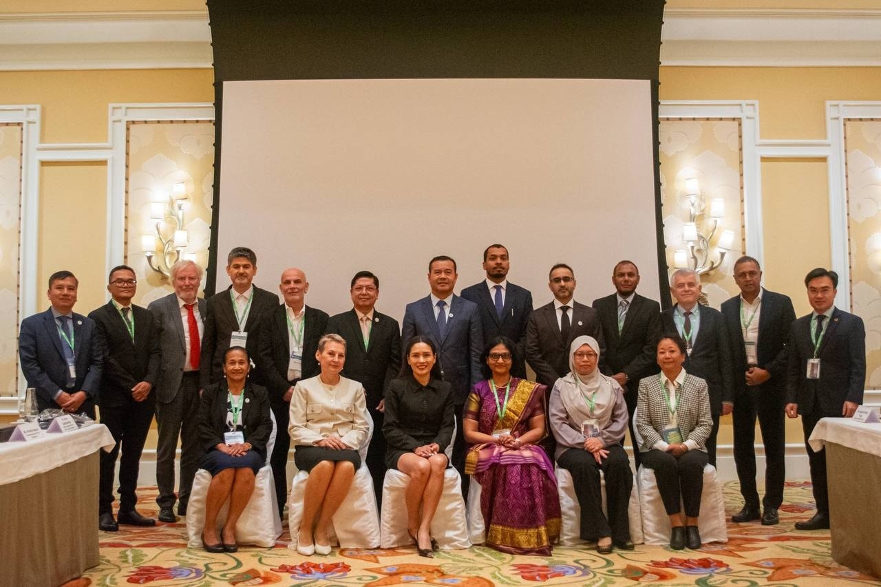 H.E. Dr. Kao Thach, Chairman of ADFIAP and Delegate of the Royal Government in charge as Chief Executive Officer of the Agricultural and Rural Development Bank (ARDB), led the 99th ADFIAP Board of Directors Meeting.