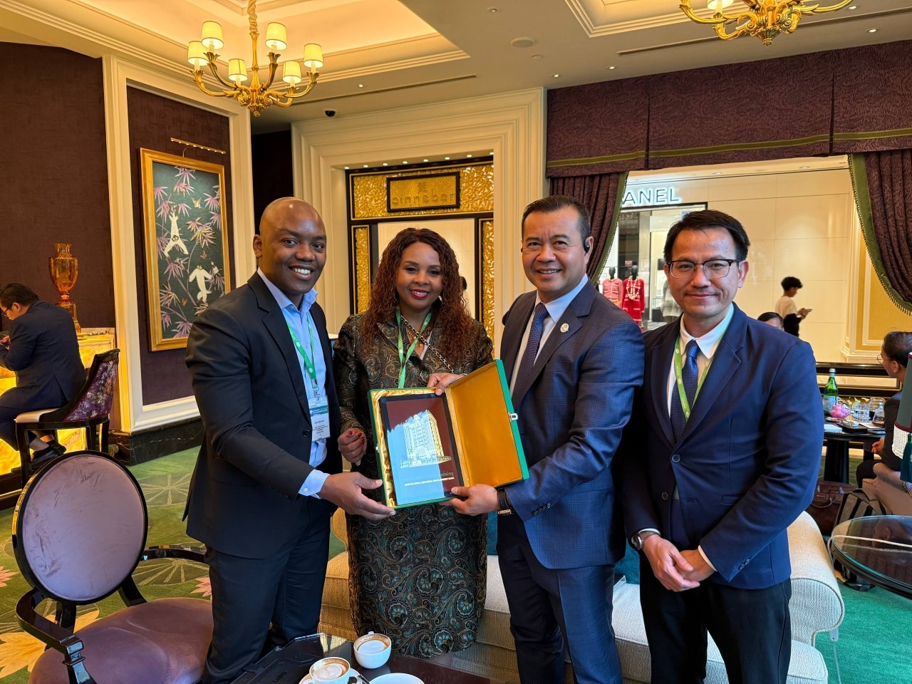 H.E. Dr. Kao Thach, Chairman of ADFIAP and Delegate of the Royal Government in charge as Chief Executive Officer of the Agricultural and Rural Development Bank (ARDB), held courtesy meetings with development financial institutions in the African region.