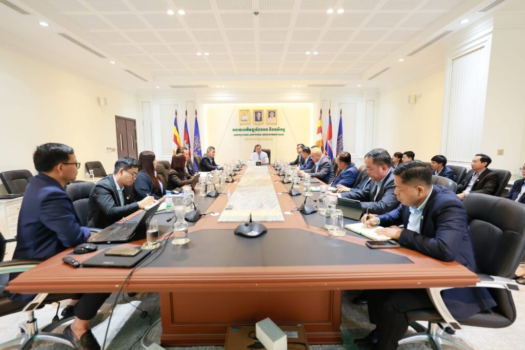 His Excellency Delegate of the Royal Government in charge of CEO of the ARDB led the Meeting to review and discuss the progress on ARDB Marketplace platform development.